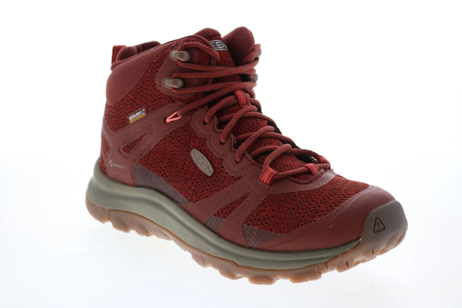 Keen Terradora Ii Mid 1022355 Womens Red Mesh Lace Up Hiking Boots Shoes