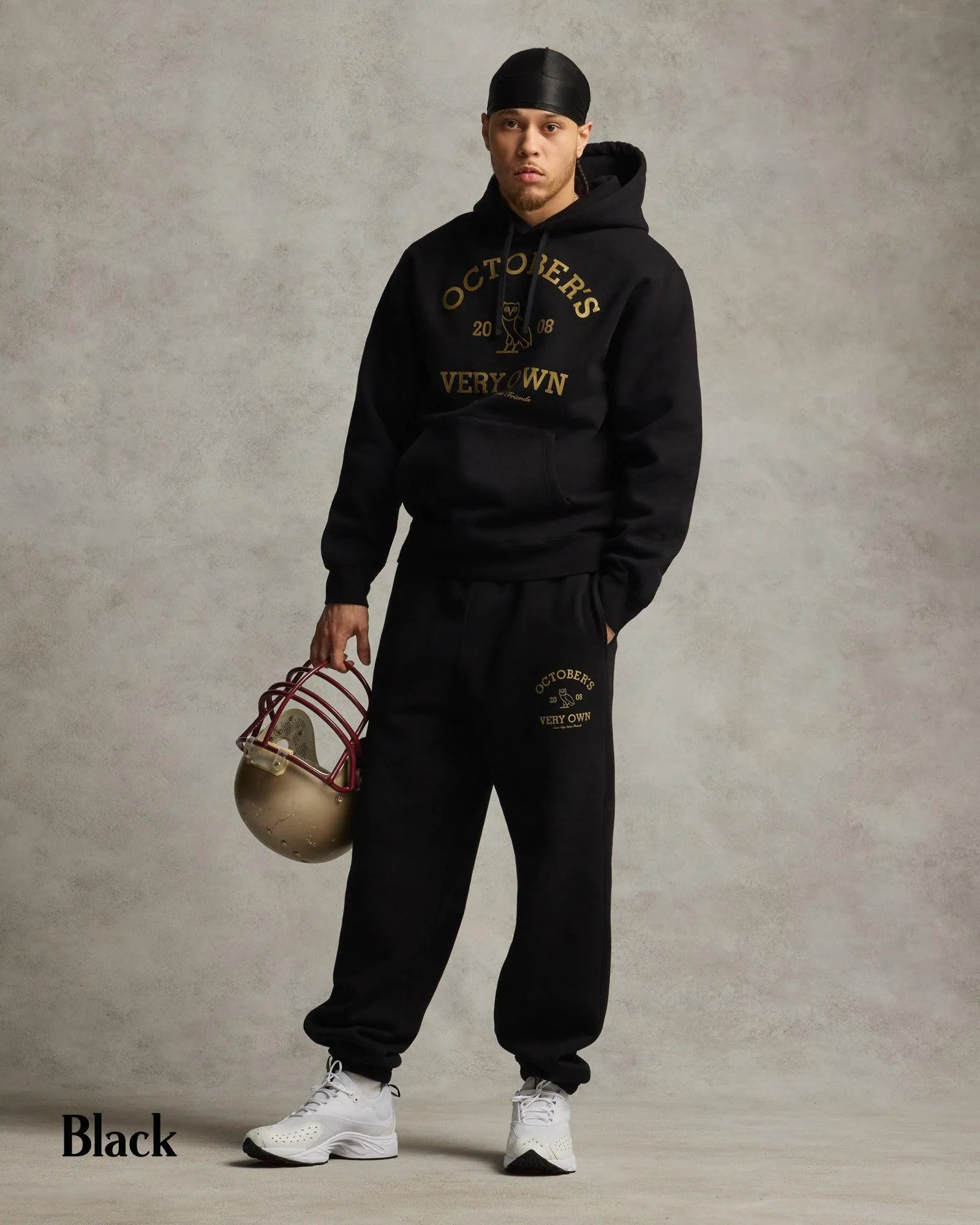 OCTOBERS VERY OWN  |Street Style Long Sleeves Cotton Logo Loungewear Hoodies